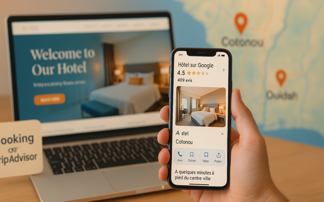 Les touristes et expatriés recherchent des hôtels en ligne : Êtes-vous visible ?