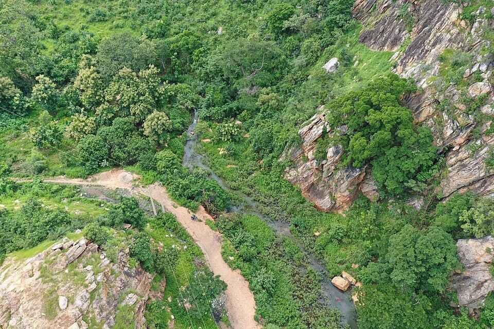 Paysage montagneux de l’Atacora, nord du Bénin