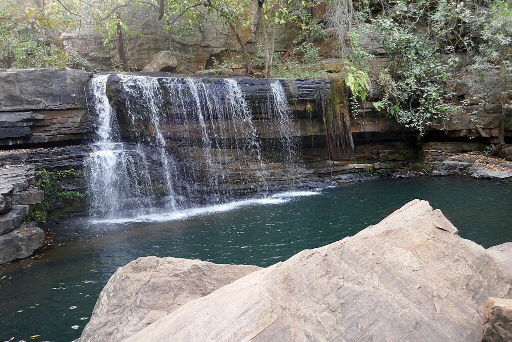 Les chutes de Tanougou dans l’Atacora, au nord du Bénin