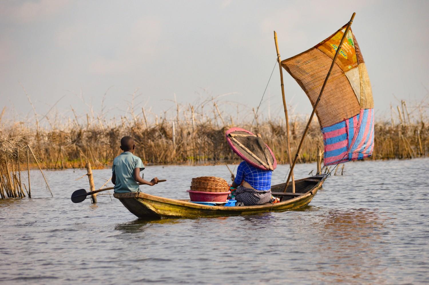 Ganvié Cité Lacustre au Bénin, la Venise de l'Afrique sur le lac Nokoué