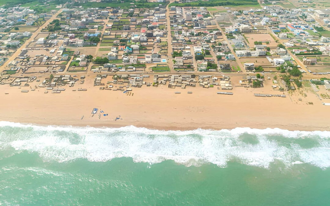 Vue de Cotonou, la ville où se trouve le Bénin Royal Hotel